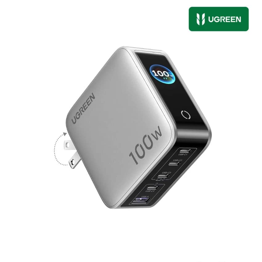 Cargador UGREEN 100W Nexode Pro GaN USB-C PD 3.0 iPhone 17, Macbook, iPad, Galaxy