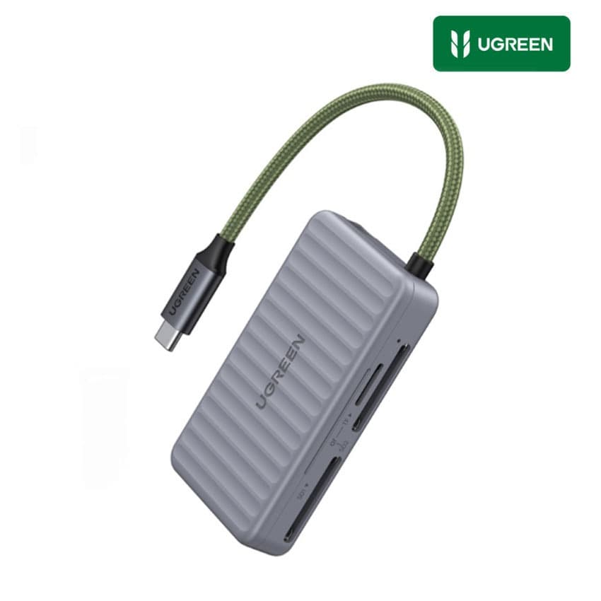 Lector de Tarjetas UGREEN USB-C a SD/ Micro SD/ TF OTG iPhone, Galaxy, MacBook, iPad