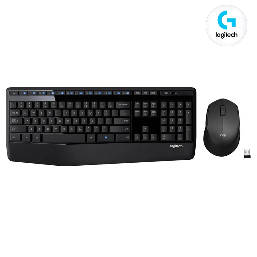 Combo Kit Teclado + Mouse MK345, Inalambrico 2.4 GHz USB