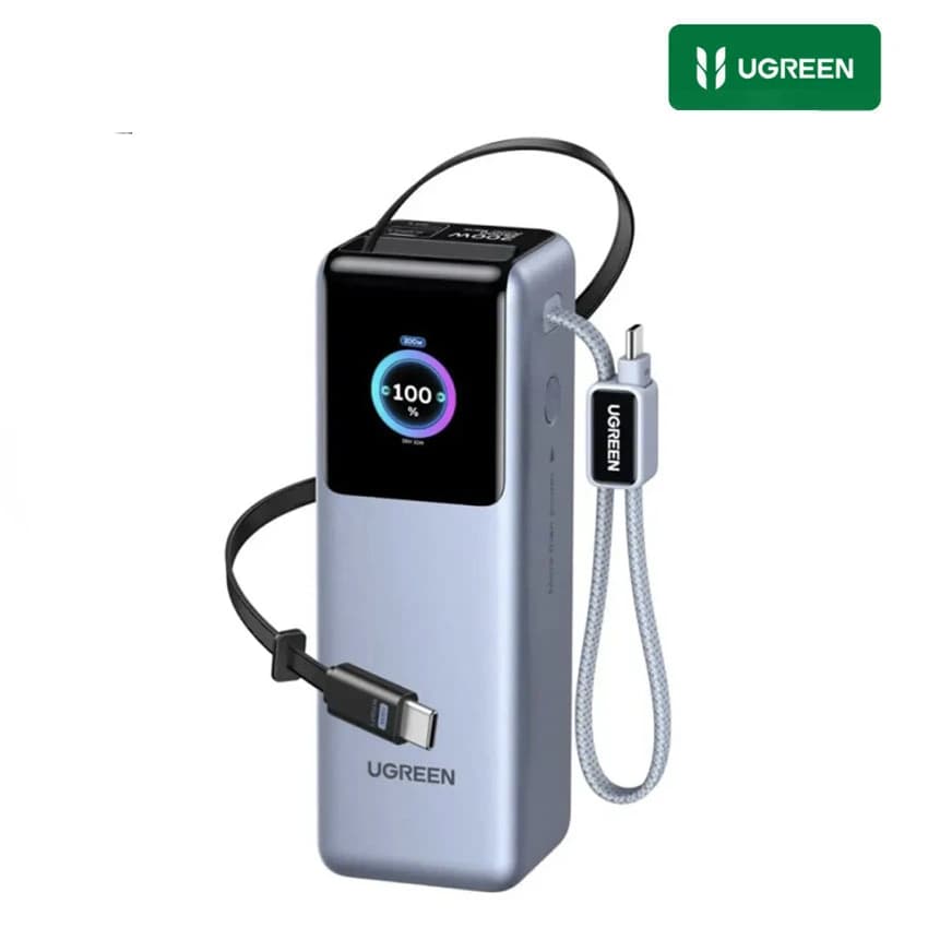 PowerBank Ugreen Nexode 25000mAh 200W USB-C Para iPhone 17, MacBook, Galaxy S26