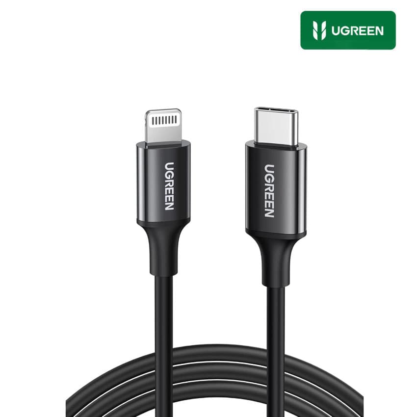 Cable UGREEN USB C a Lightning 60W Certificado MFI para iPhone 14/13 pro, iPad Pro