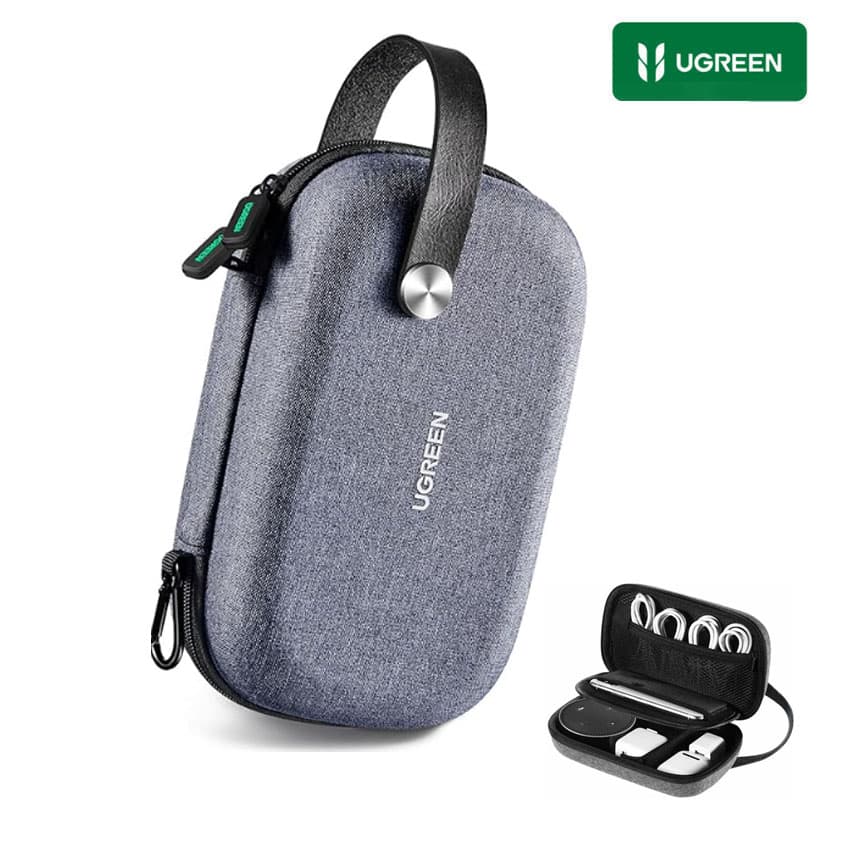 Estuche Organizador UGREEN para Aceesorios Cargador, Audifonos, Tarjetas SD, Cable USB-C