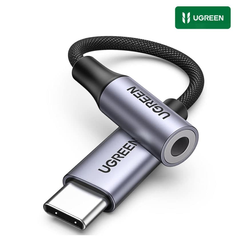 Adaptador de Audio UGREEN USB C a Auxiliar 3,5mm Para iPhone 17 Pro, Galaxy S25, Laptop
