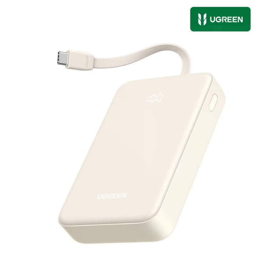 PowerBank Ugreen 20000mAh 30w QC+PD Para iPhone 17, Galaxy, Xiaomi