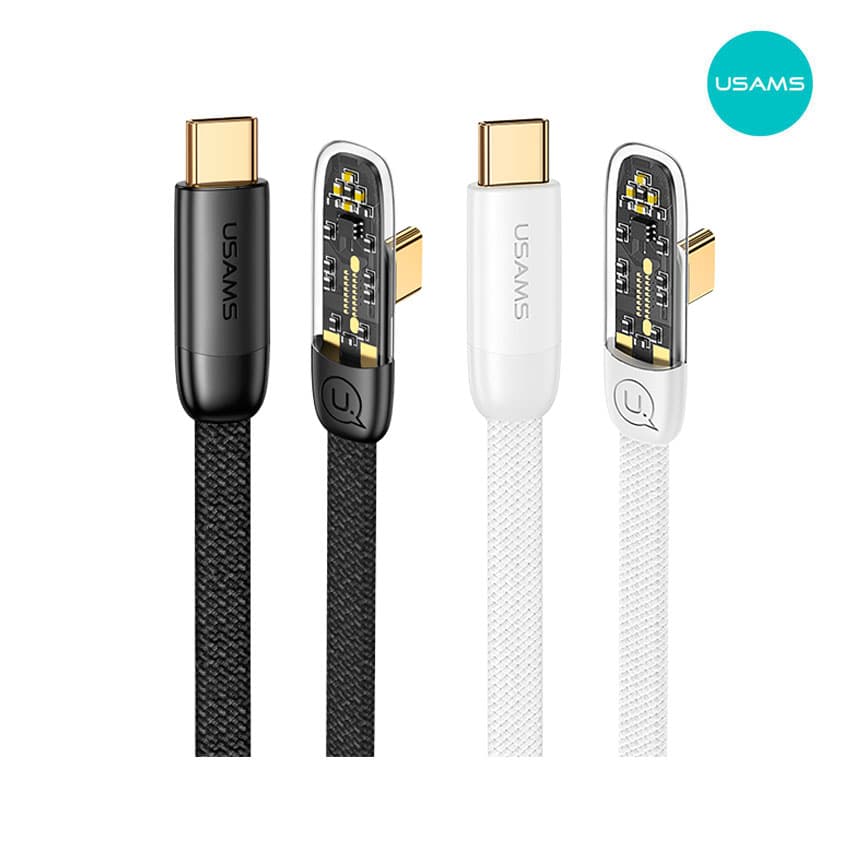 Cable USAMS Iceflake USB-C 100W 1.2M iPad Huawei Xiaomi iPhone MacBook