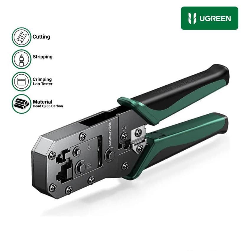 UGREEN Alicate Ponchador Crimpeador Multifuncion RJ45/ RJ11 – 70683