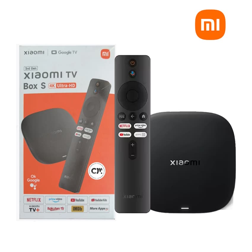 Xiaomi Mi TV Box S 4K 3rd Gen, Google TV 32GB WiFi 6