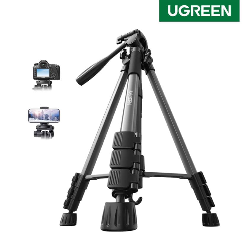 Tripode Profesional Ugreen para Telefono y Camara iPhone Galaxy Nikon