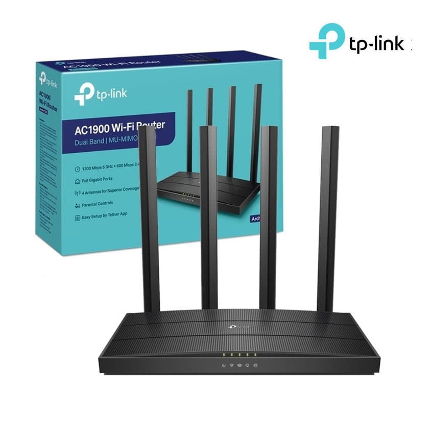Router TP-Link Archer C80, WiFi, AC1900, MU-MIMO, Doble Banda 5GHz 2.4Ghz