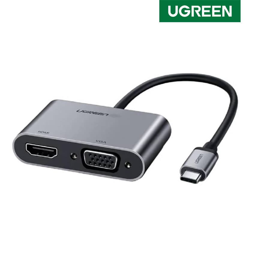 Adaptador Ugreen USB-C a HDMI + VGA (50505) CM162