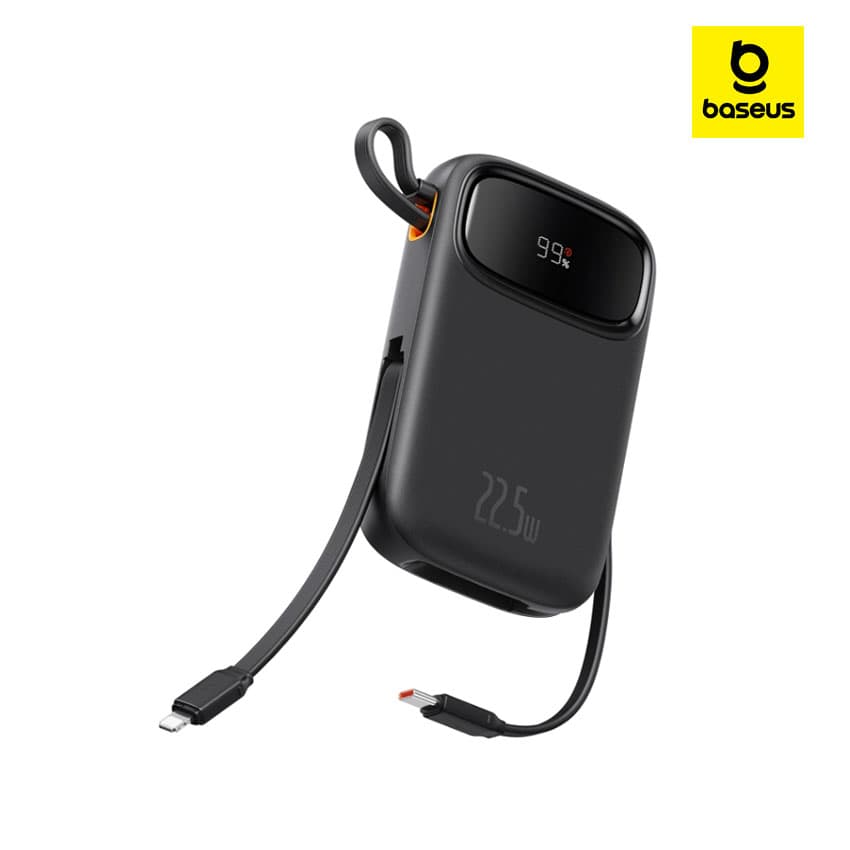 Baseus QPOW2 Cable-Dual Fast Charge PowerBank 20000mAh 22.5W Para iPhone, Android