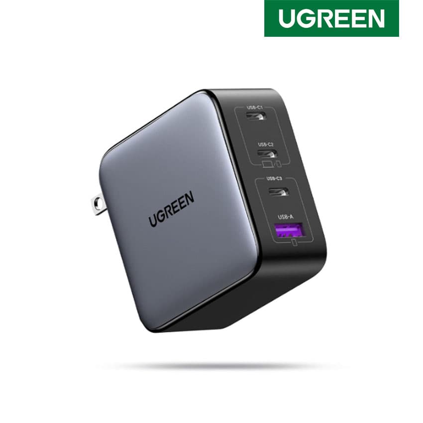 UGREEN Cargador USB C PD 100W GaN, 4EN1 Para iPhone, Macbook Air, iPad, Galaxy