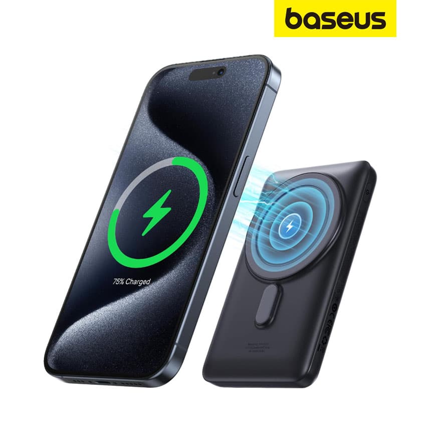 Baseus PowerBank MagSafe 20W con Soporte Pantalla LED 10000mAh