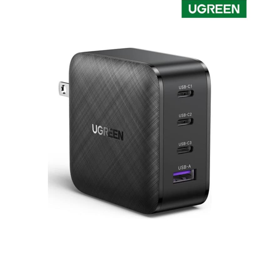 UGREEN Cargador USB C 65W, 4en1 USB C, GaN PD Para Laptop, Macbook, iPad, Galaxy