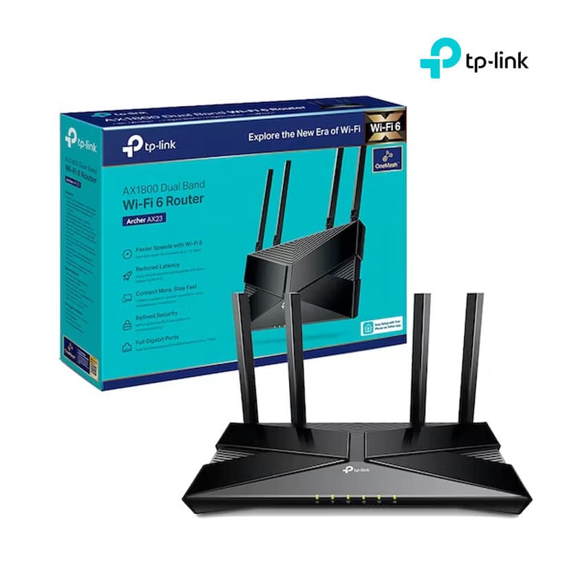 Router Tp-Link Archer AX23 AX1800 Dual-Band 2.4/5GHz, Wi-Fi 6, One Mesh