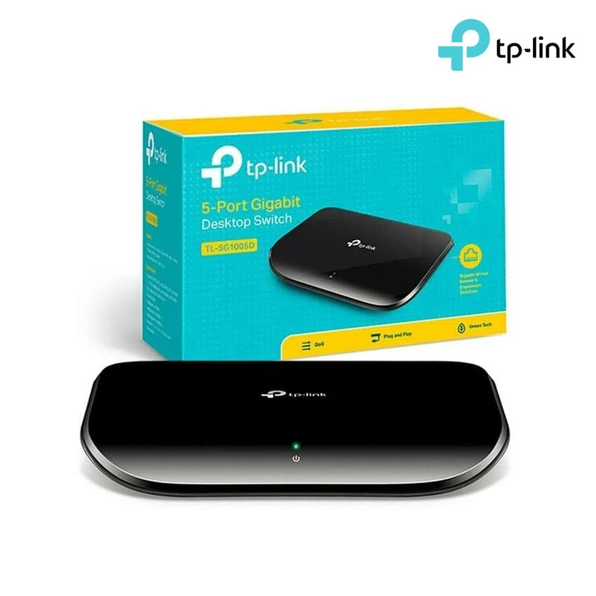 Switch TP-Link 5 Puertos GIGABIT TL-SG1005D 10/100/1000 MBPS
