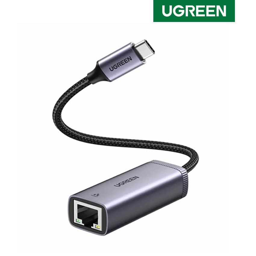 Adaptador UGREEN USB-C a Ethernet RJ45 Para MacBook, Laptop, Chromebook Dell XPS y más