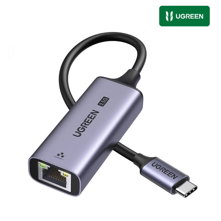 Adaptador UGREEN USB-C a Ethernet 2.5G Para MacBook, Laptop, Chromebook Dell XPS y más