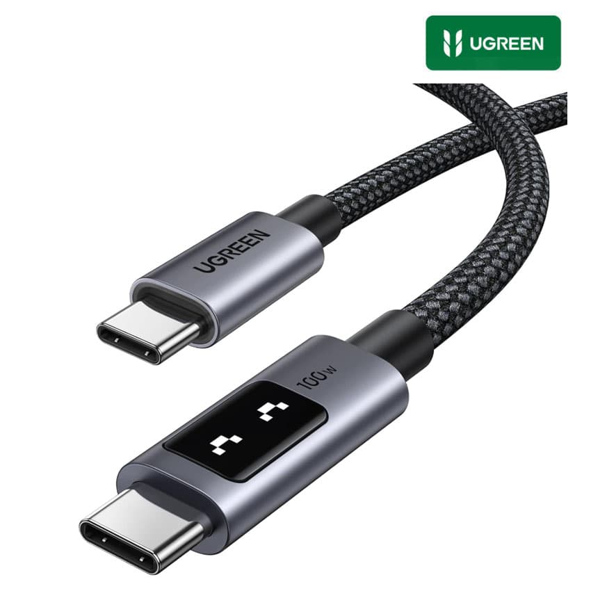 Cable UGREEN UNO USB-C A USB-C 100W para iPhone 17, MacBook, iPad, Galaxy