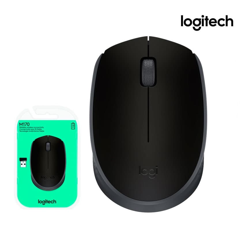 Mouse Logitech M170 USB 2.4GHz Para PC, Mac, Laptop