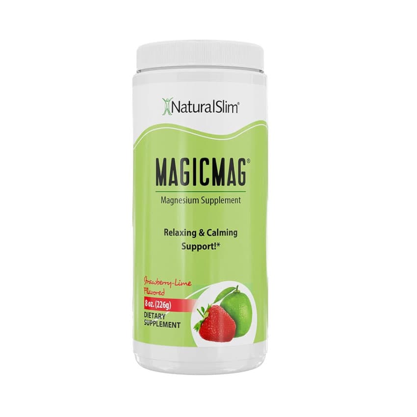 NaturalSlim MagicMag Polvo de Citrato de Magnesio Puro Anti-Stress