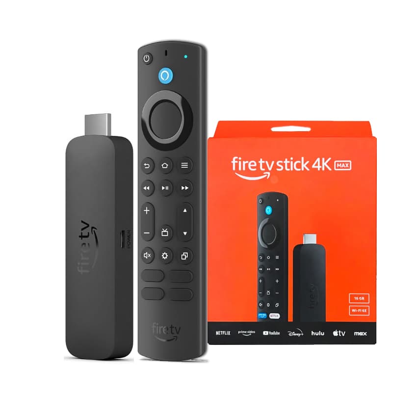 Amazon Fire TV Stick 4K MAX (2° Gen) Con Alexa Voice Remote, Wi-Fi 6E