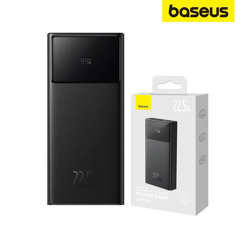 Baseus Star-Lord Fast Charge PowerBank 20000mAh 22.5W Para iPhone, iPad, Galaxy