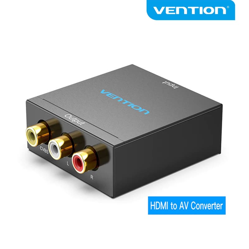 Adaptador Convertidor Vention HDMI a RCA AV 1080p Full HD